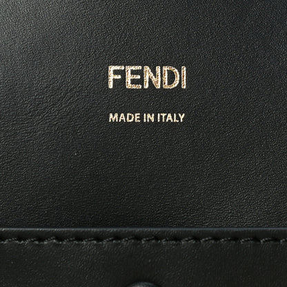 Fendi Raffia Vitello King Macrame Mesh Large Peekaboo X-Tote Natural Black Cuoio 5 of 8