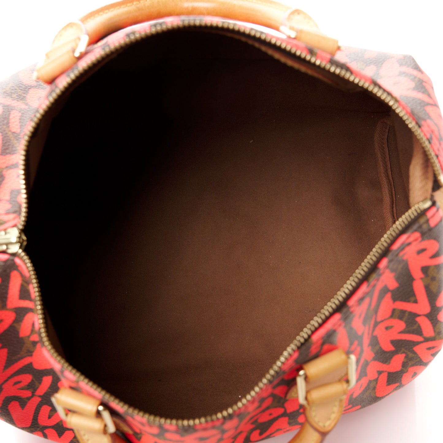 Monogram Graffiti Speedy 30 Fuchsia