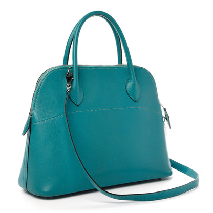 Hermes Chevre Mysore Bolide 31 Turquoise 3 of 19