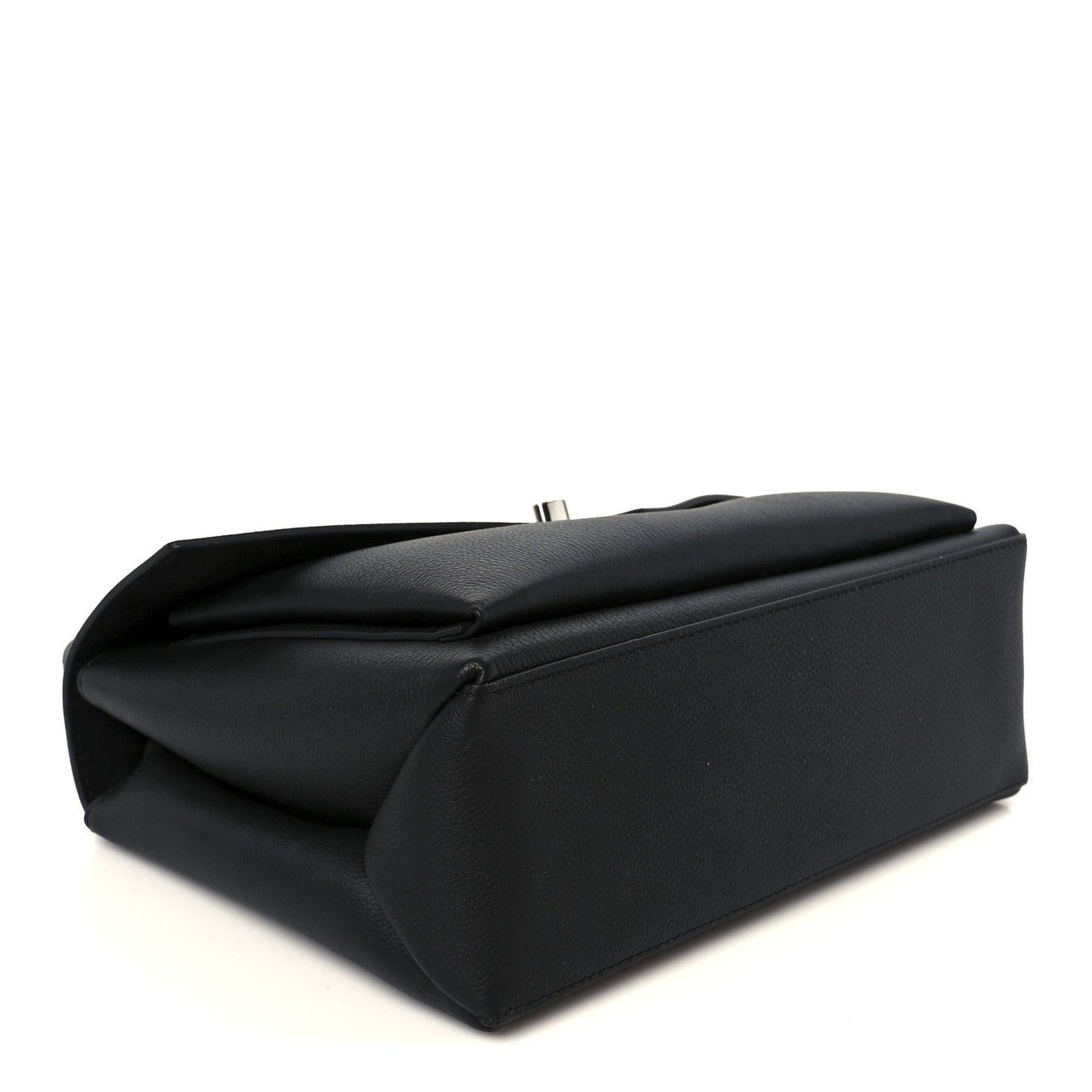Soft Calfskin My Lockme Top Handle Black