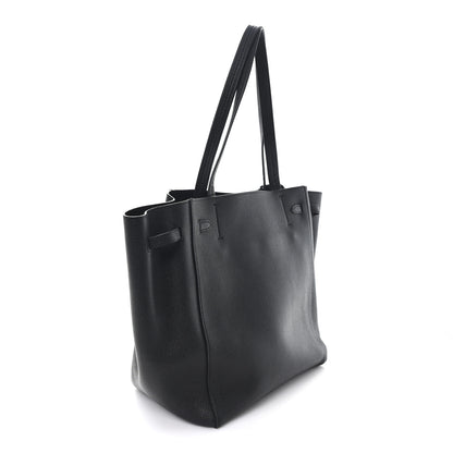 Celine Soft Grained Calfskin Small Belt Cabas Phantom Black 3 of 10