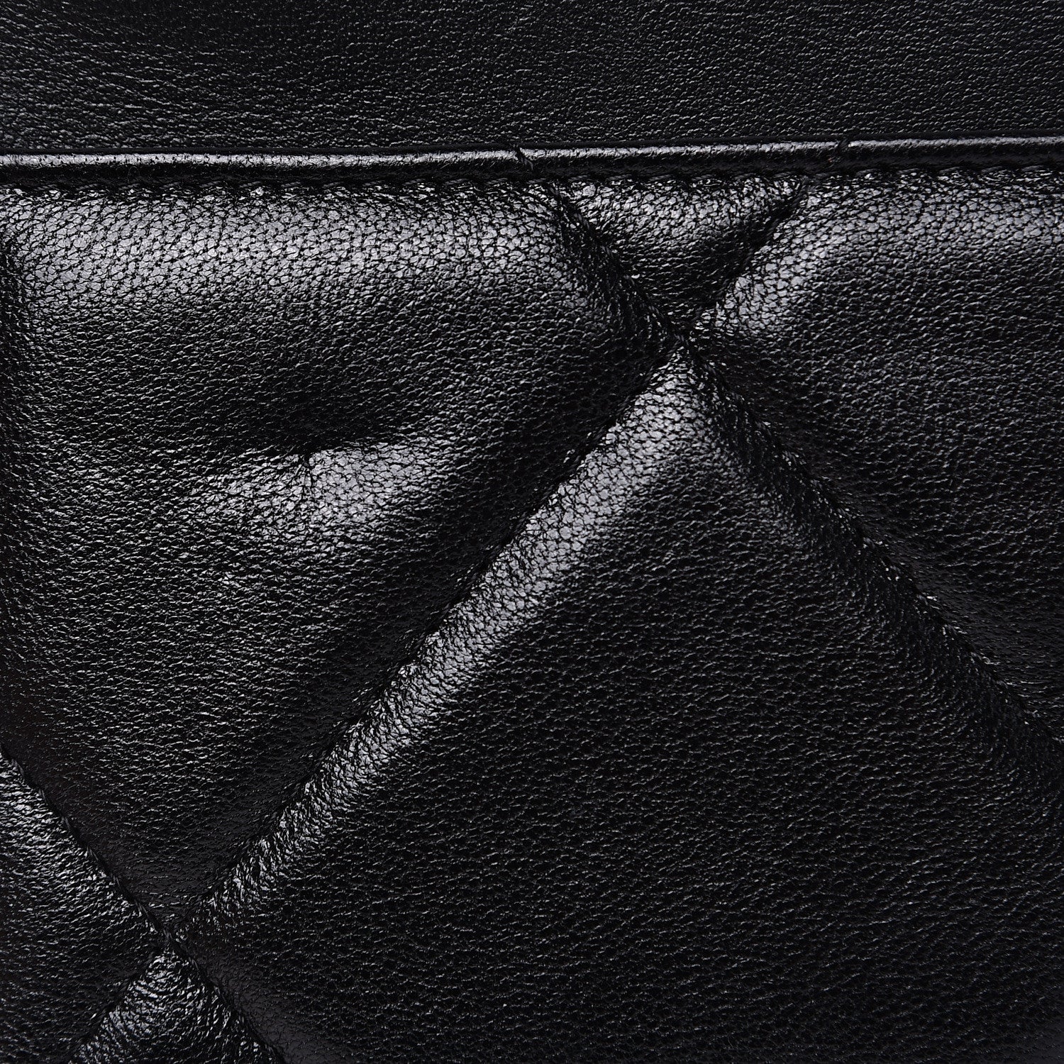 Chanel Goatskin Quilted 19 Wallet On Chain WOC Black 12 of 15
