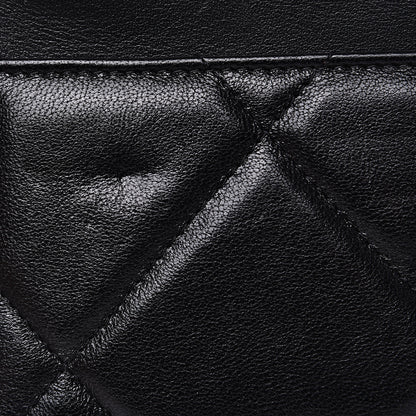 Chanel Goatskin Quilted 19 Wallet On Chain WOC Black 12 of 15