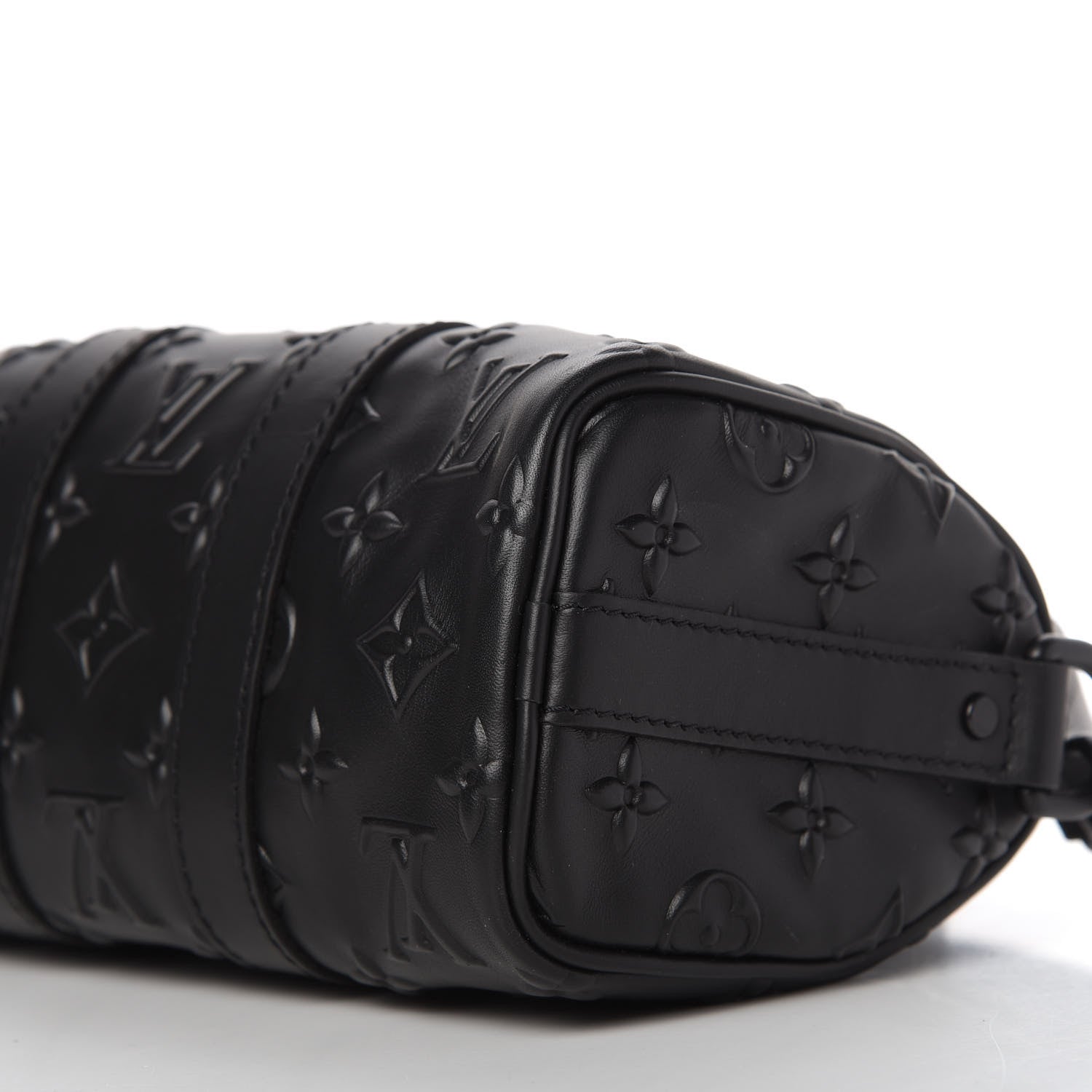 Louis Vuitton Monogram Seal Keepall XS Black 7 of 9
