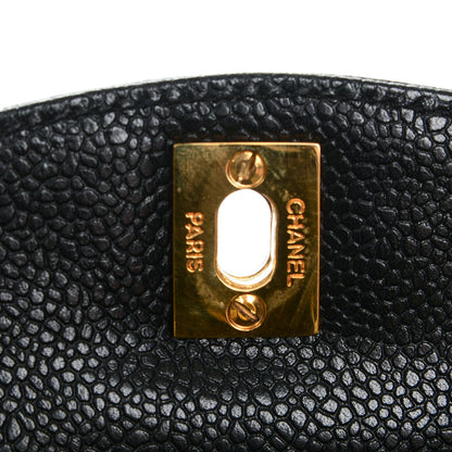 Chanel Caviar Flap Shoulder Bag Black 9 of 9