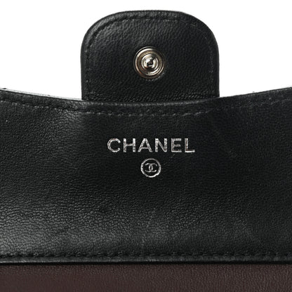 Chanel Lambskin Quilted Compact Flap Wallet Black 8 of 11