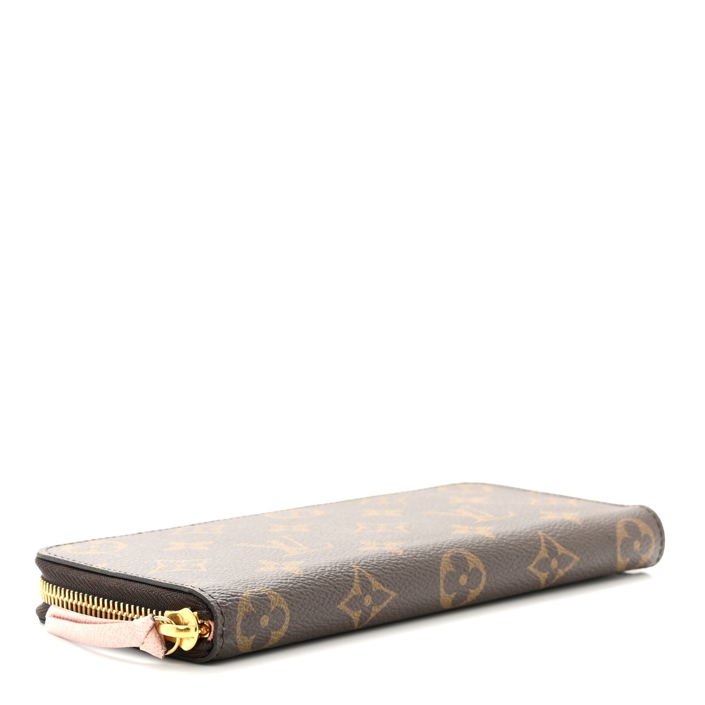 Monogram Clemence Wallet Rose Ballerine
