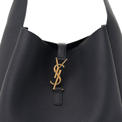Saint Laurent Supple Calfskin Large Le 5 A 7 Soft Hobo Bleu Abysse 8 of 11