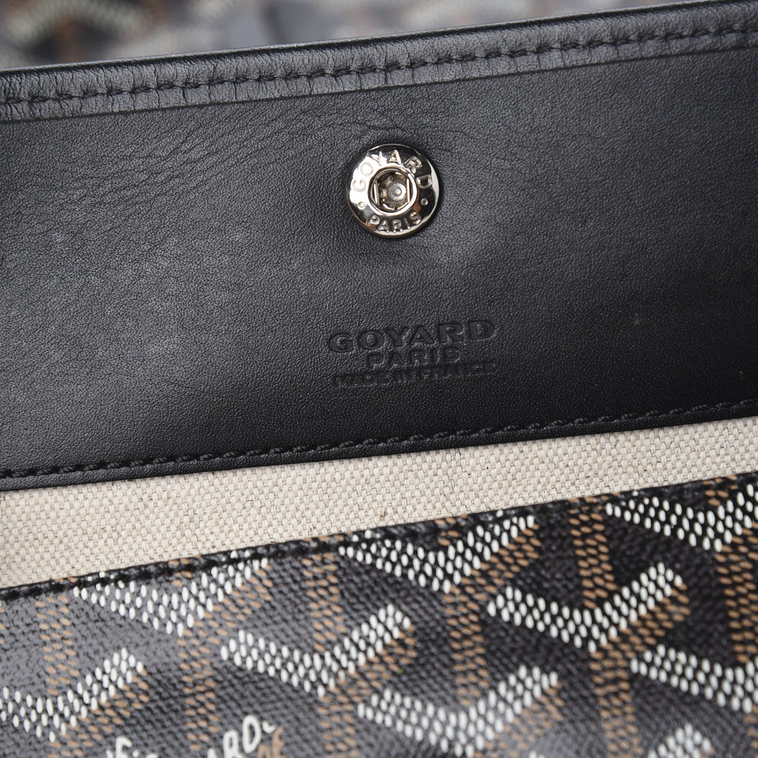 Goyard Goyardine Saint Louis PM Black 8 of 12