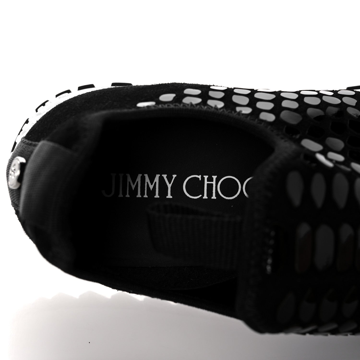 Jimmy Choo Patent Suede Montana Slip-On Sneakers 38.5 Black 7 of 8