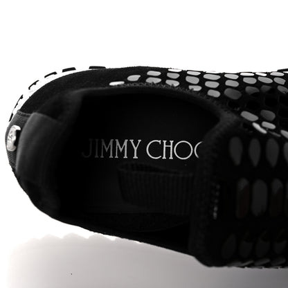 Jimmy Choo Patent Suede Montana Slip-On Sneakers 38.5 Black 7 of 8