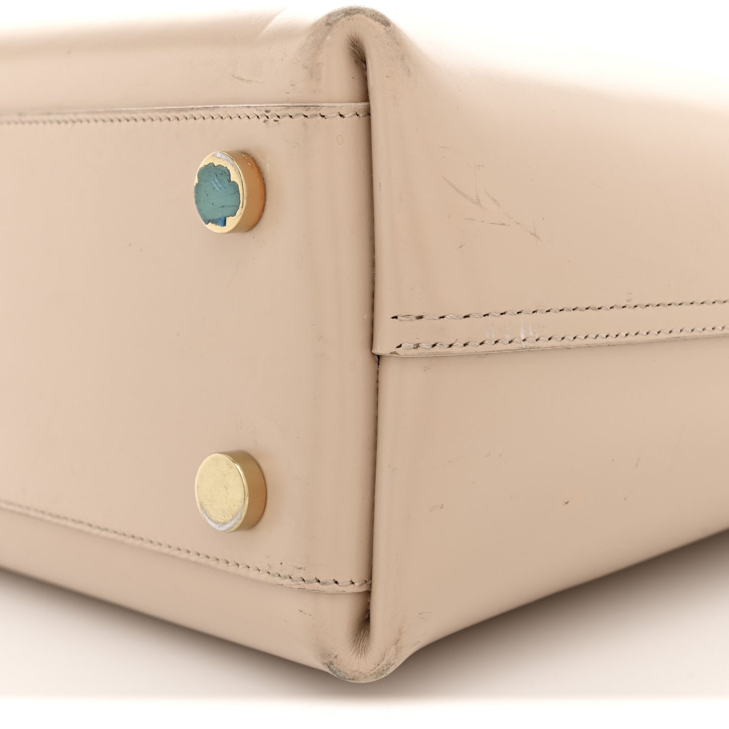 Calfskin Classic Monogram Double Face Tote Nude Powder