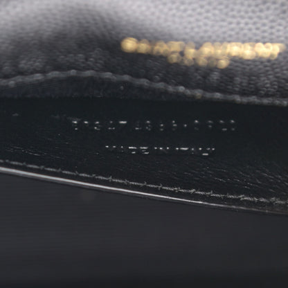 Saint Laurent Grain De Poudre Small Classic Monogram Kate Tassel Satchel Black 8 of 12
