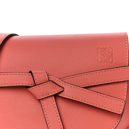 Loewe Pebble Grain Calfskin Mini Gate Dual Bag Pink Tulip 7 of 13