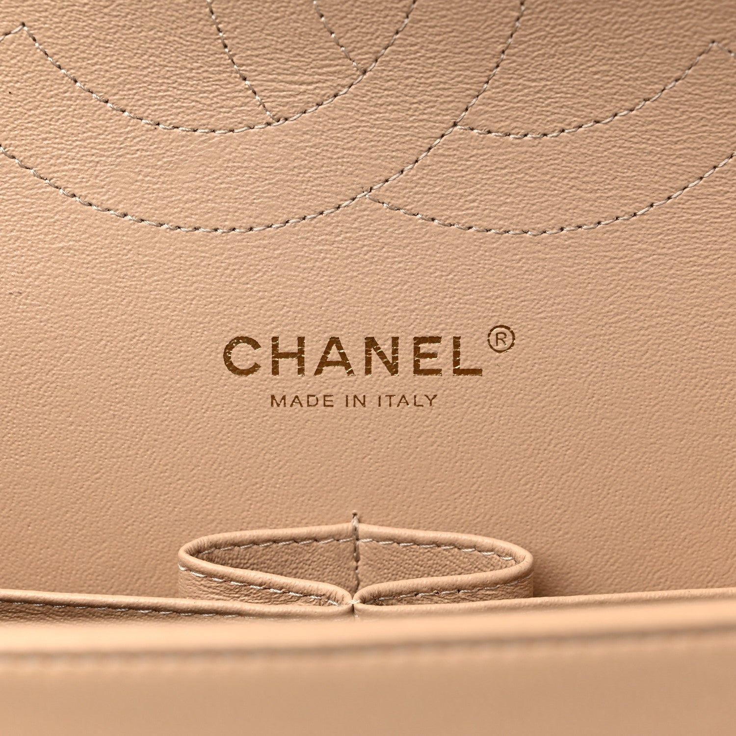 Chanel Lambskin Quilted Jumbo Double Flap Beige 6 of 10