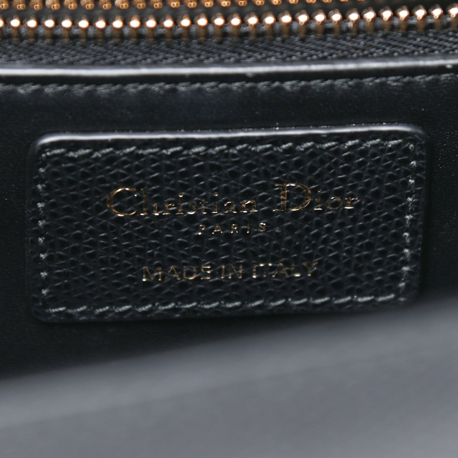 Christian Dior Grained Calfskin Embossed 30 Montaigne Chain Flap Bag Black 6 of 9