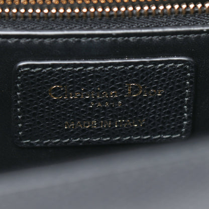 Christian Dior Grained Calfskin Embossed 30 Montaigne Chain Flap Bag Black 6 of 9