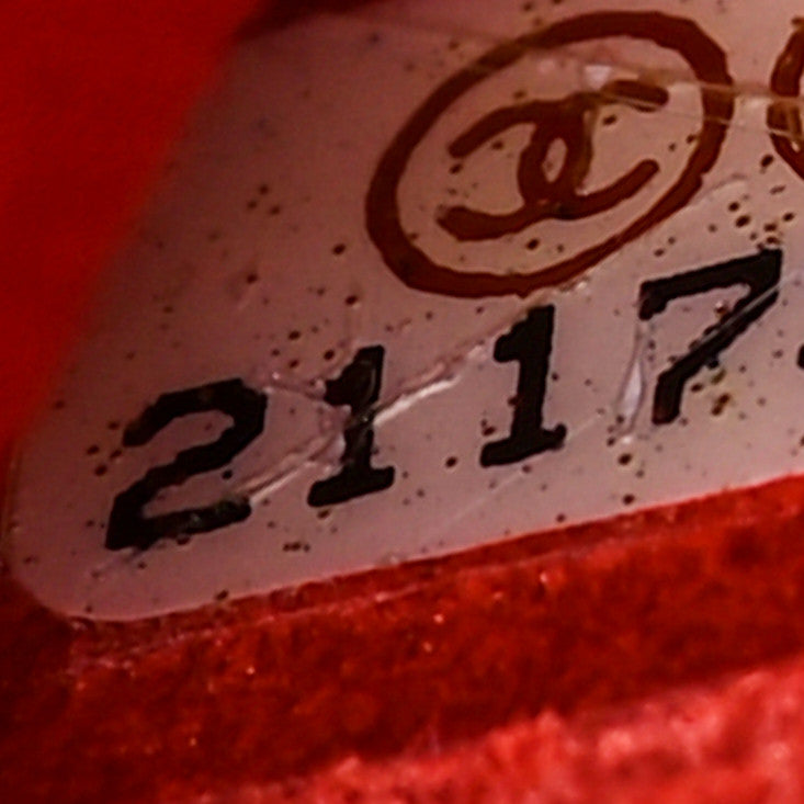 Lambskin Quilted Medium Boy Flap Red