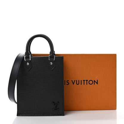 Louis Vuitton Epi Petit Sac Plat Black 11 of 11