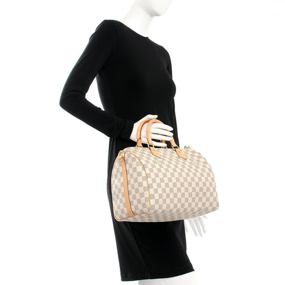 Louis Vuitton Damier Azur Speedy Bandouliere 30 3 of 13