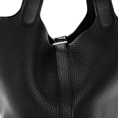 Hermes Taurillon Clemence Picotin Lock 18 PM Black 8 of 10