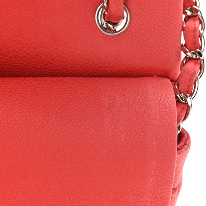 Chanel Iridescent Caviar Quilted Maxi Double Flap Dark Pink 12 of 12