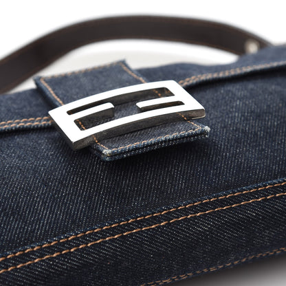 Fendi Denim Baguette Blue 12 of 12
