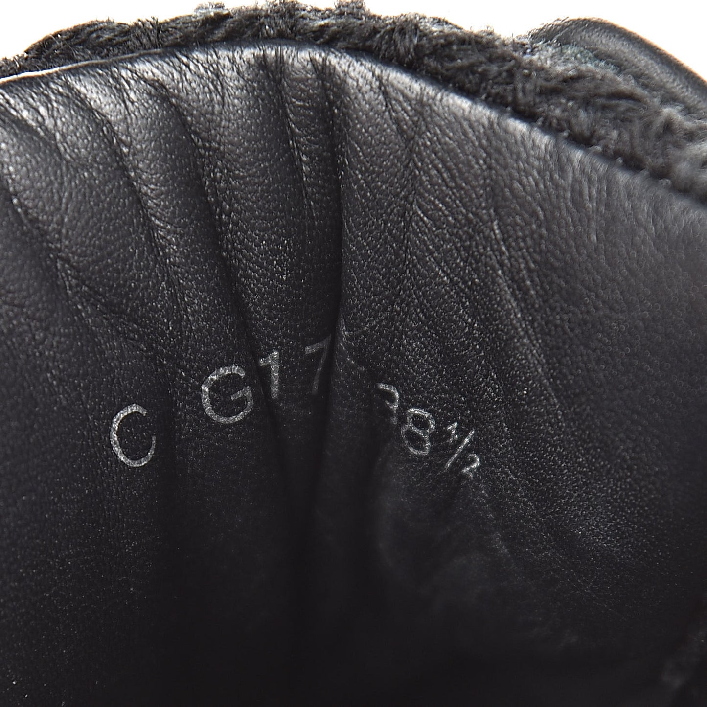 Tweed Calfskin Sneakers 38.5 Black