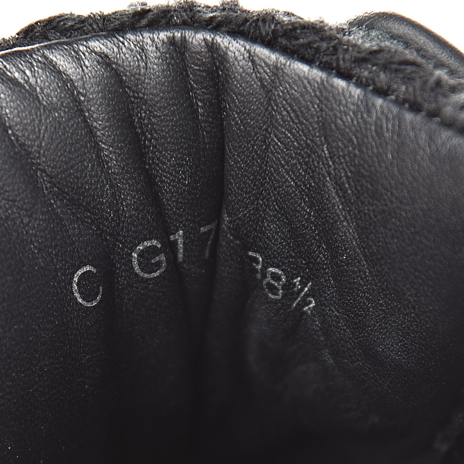 Chanel Tweed Calfskin Sneakers 38.5 Black 11 of 14