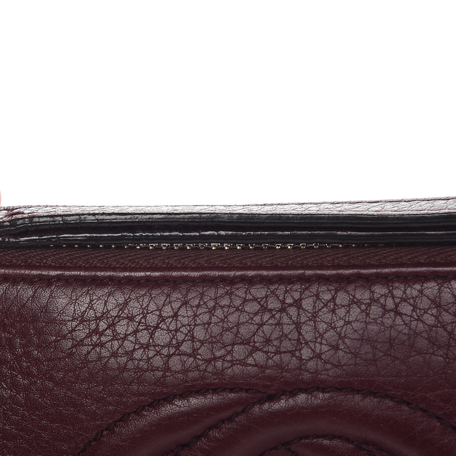 Gucci Pebbled Calfskin Soho Wristlet Scarlatto 9 of 9