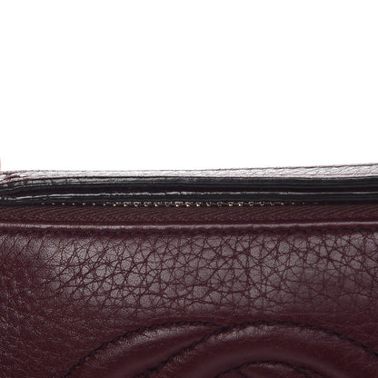 Gucci Pebbled Calfskin Soho Wristlet Scarlatto 9 of 9