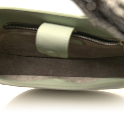 Lanvin Matte Calfskin Cat Hobo Sage 5 of 8