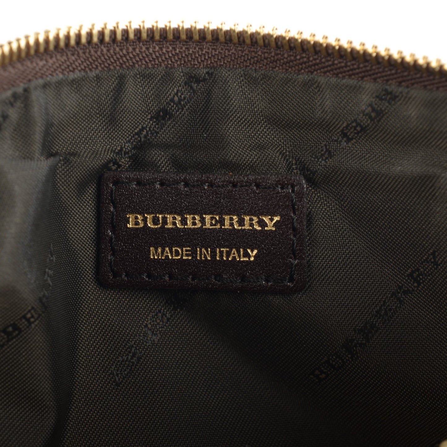 Haymarket Check Adeline Foldover Clutch Brown