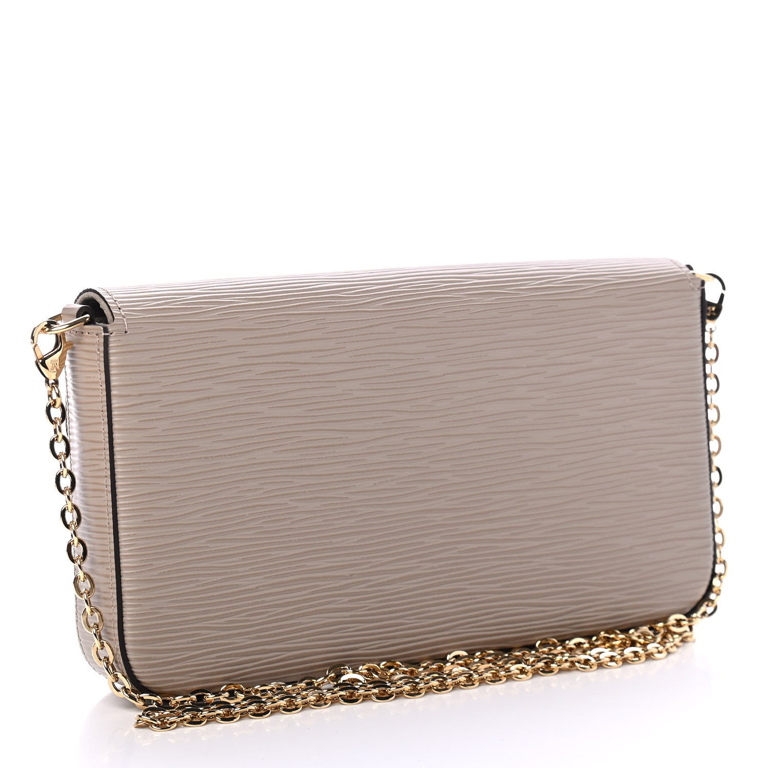 Louis Vuitton Epi Felicie Pochette Chain Wallet Galet 3 of 5