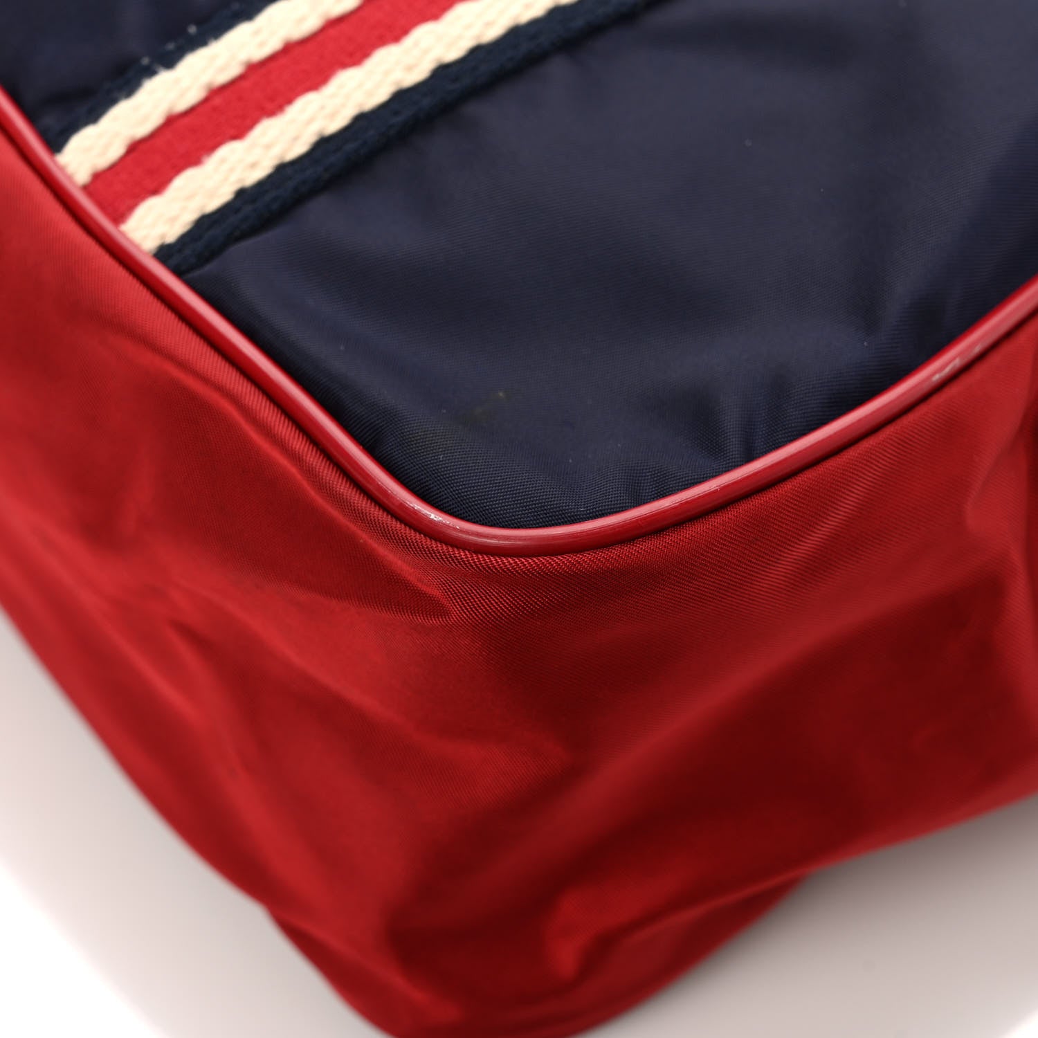 Gucci Nylon Tote Blue Red Multicolor 11 of 11