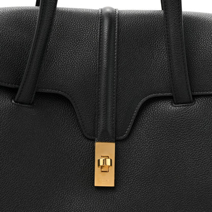 Celine Supple Grained Calfskin Medium Soft 16 Bag Black 8 of 10