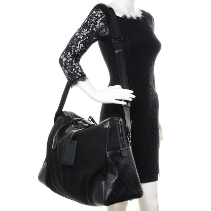 Gucci Guccissima Nylon Large Travel Tote Black 2 of 8