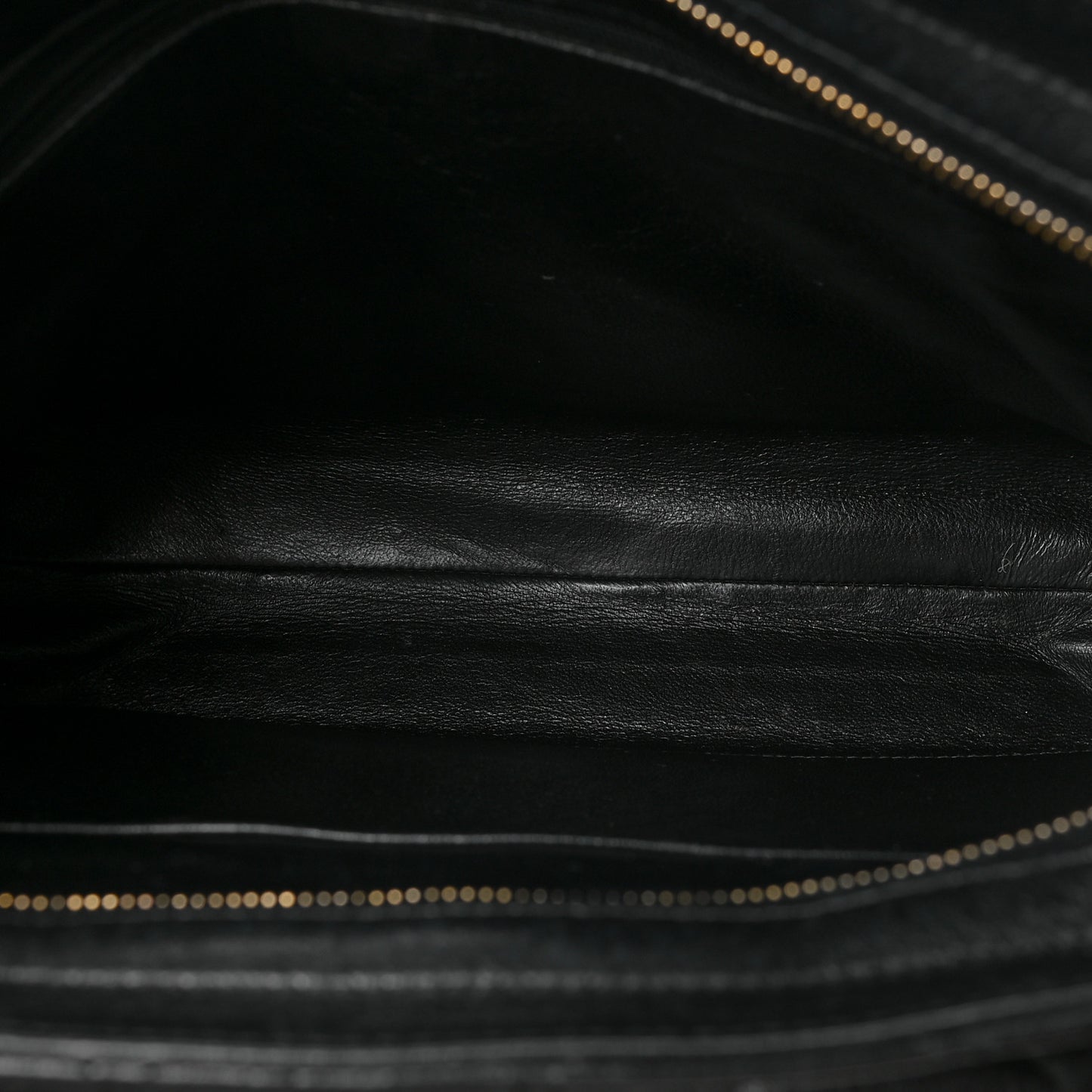 Caviar Quilted Flap Shoulder Bag Black