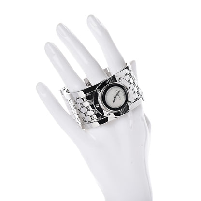 Gucci Stainless Steel Mother of Pearl 33mm Twirl Quartz Watch 2 of 6