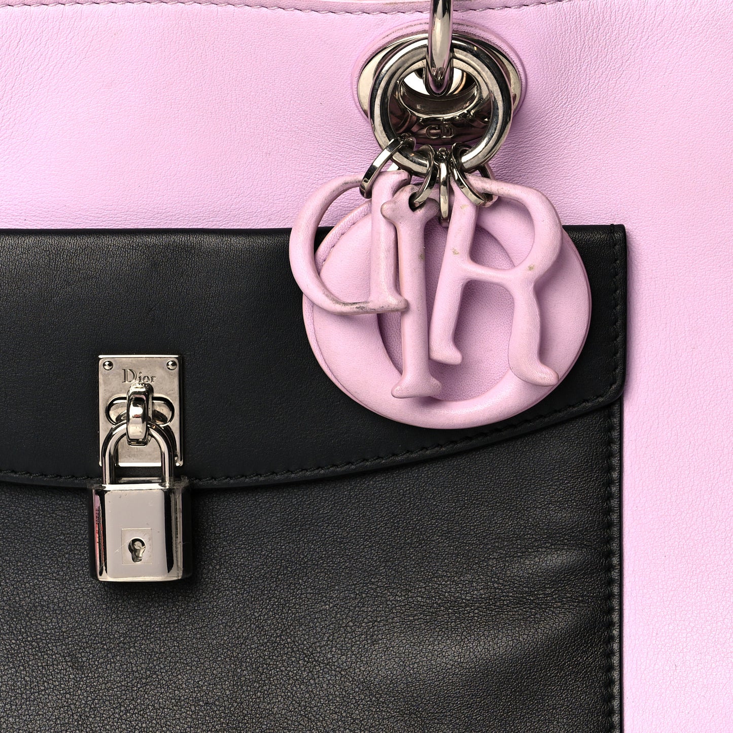 Lambskin Large Lady Dior Pockets Pink