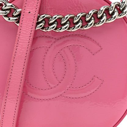 Chanel Patent Round As Earth Evening Bag Pink 8 of 19