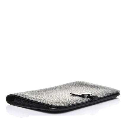 Hermes Togo Dogon Duo Wallet Black 4 of 7