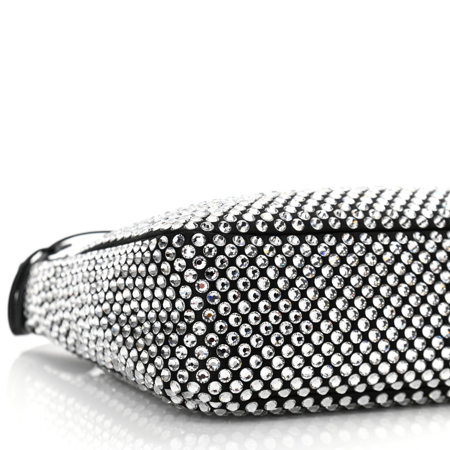 Satin Crystal Mini Re-Edition 2000 Bag Cristal