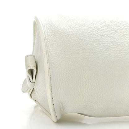 Hermes Taurillon Clemence Sac Doremi 35 White 9 of 12