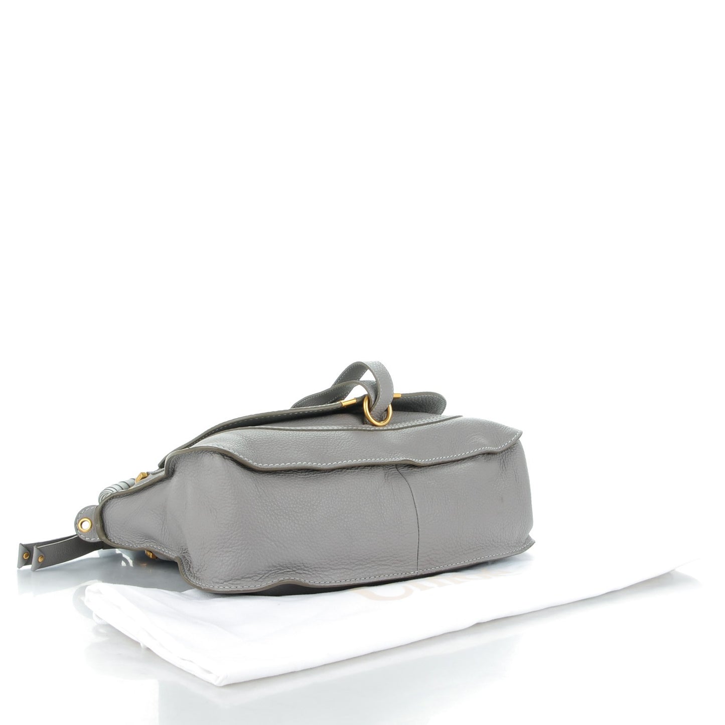 Calfskin Medium Marcie Satchel Cashmere Grey