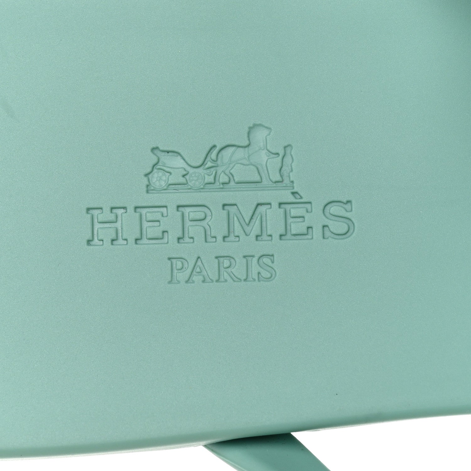 Hermes Rubber Womens Egerie Sandals 38 Vert Embrun 7 of 10