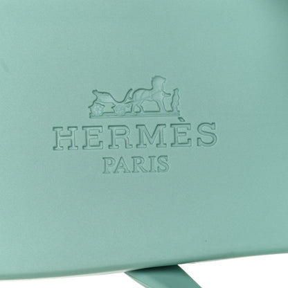 Hermes Rubber Womens Egerie Sandals 38 Vert Embrun 7 of 10