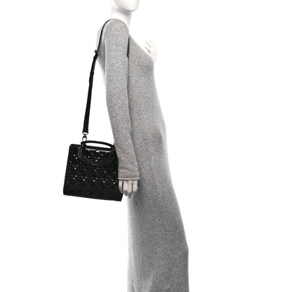 Christian Dior Ultraglossy Patent Cannage Medium Lady Dior Black 2 of 10