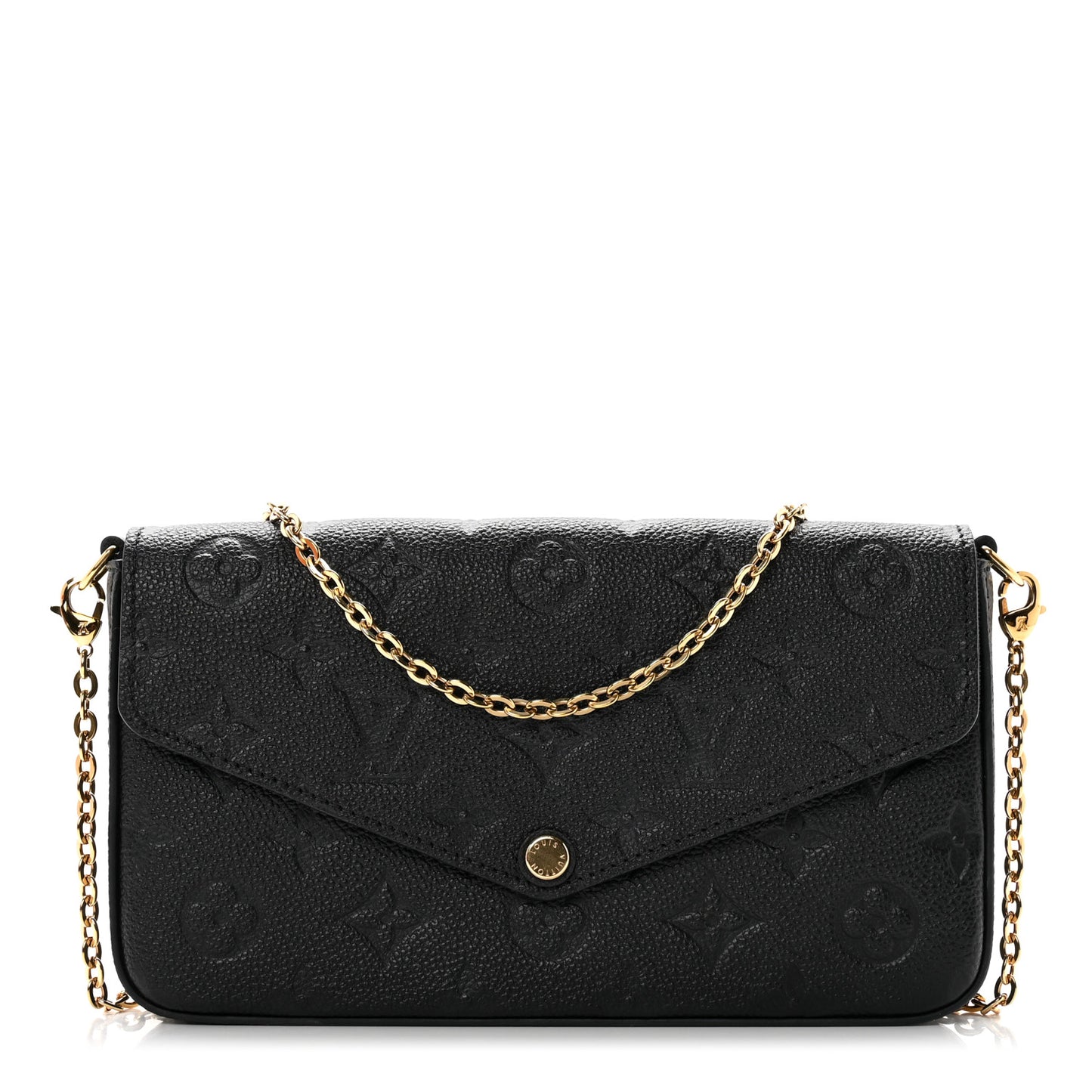 Empreinte Pochette Felicie Chain Wallet Black