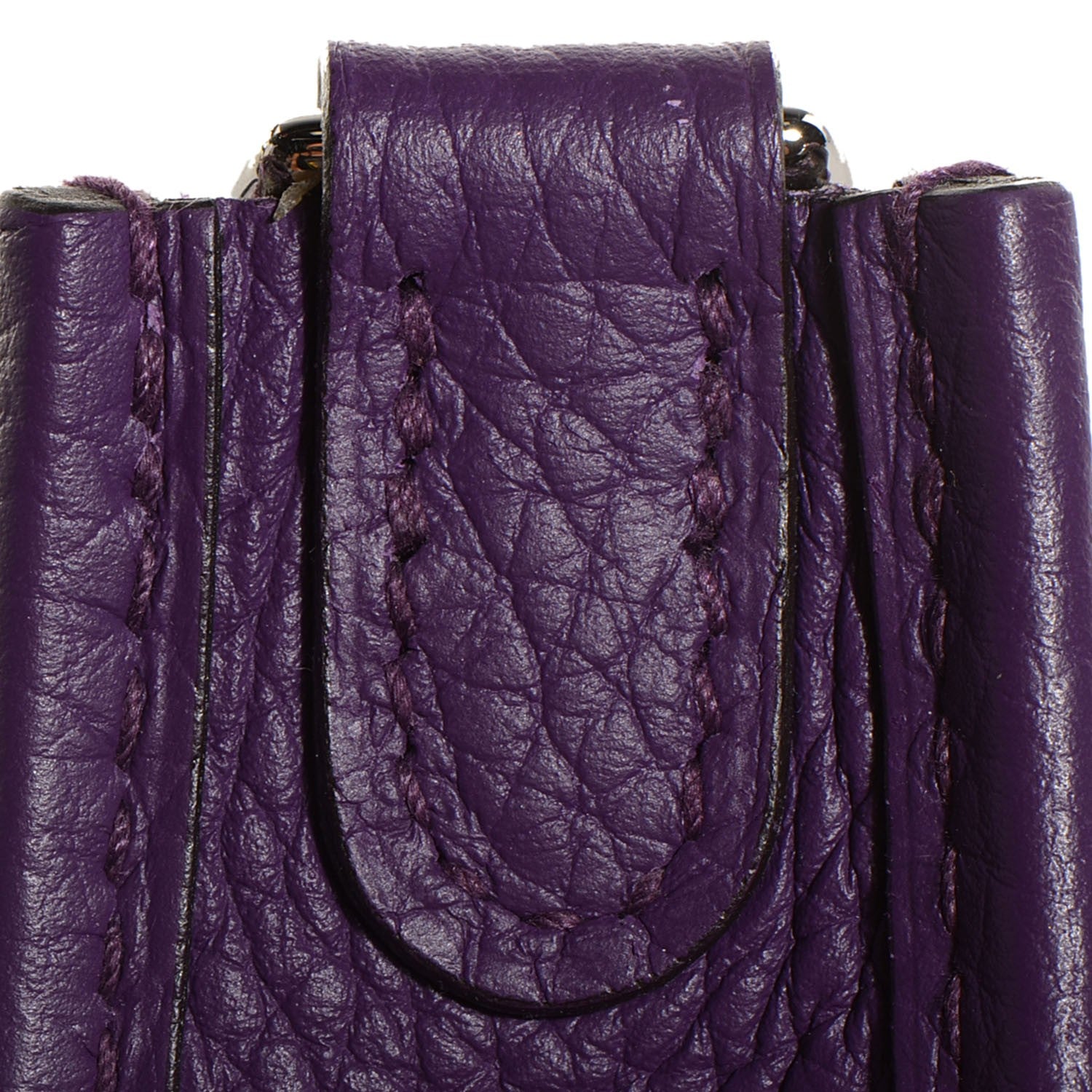 Hermes Taurillon Clemence Evelyne TPM Ultraviolet 15 of 16